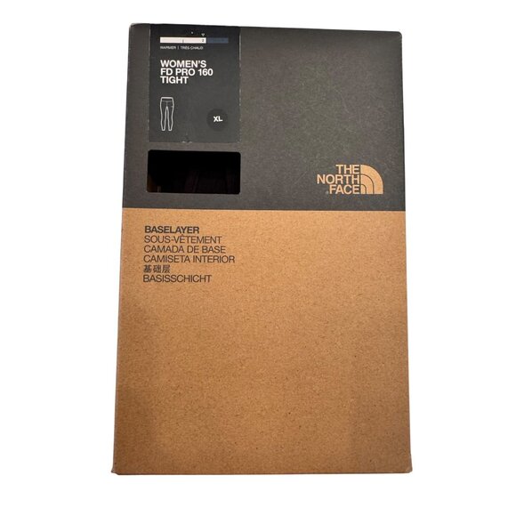 North Face Women's FD PRO 160 Tight Size XL Baselayer Black NWB Flash Dry Warmer - Picture 3 of 12